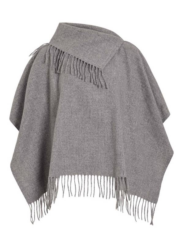 VILA Fjolira High Neck Poncho One Size